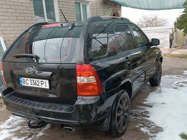 Черный Киа Sportage, объемом двигателя 2 л и пробегом 187 тыс. км за 7500 $, фото 6 на Automoto.ua