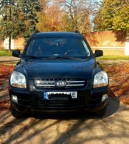 Черный Киа Sportage, объемом двигателя 2 л и пробегом 263 тыс. км за 8100 $, фото 2 на Automoto.ua