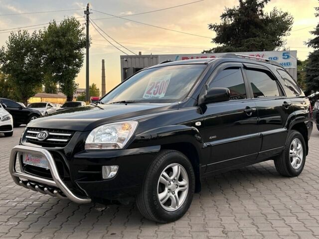 Черный Киа Sportage, объемом двигателя 2.7 л и пробегом 193 тыс. км за 7500 $, фото 2 на Automoto.ua