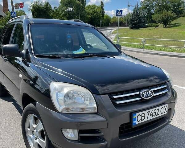 Чорний Кіа Sportage, об'ємом двигуна 1.98 л та пробігом 200 тис. км за 7900 $, фото 2 на Automoto.ua