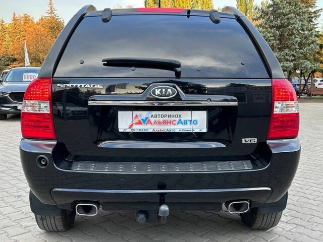Черный Киа Sportage, объемом двигателя 2.7 л и пробегом 193 тыс. км за 7500 $, фото 5 на Automoto.ua