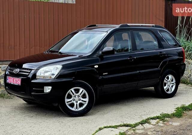 Чорний Кіа Sportage, об'ємом двигуна 2 л та пробігом 172 тис. км за 7999 $, фото 2 на Automoto.ua