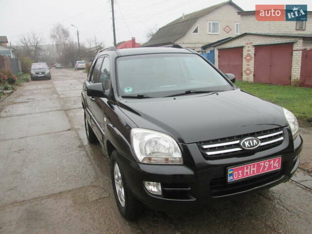 Черный Киа Sportage, объемом двигателя 2 л и пробегом 213 тыс. км за 7700 $, фото 1 на Automoto.ua