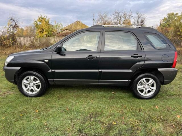 Черный Киа Sportage, объемом двигателя 2 л и пробегом 229 тыс. км за 4600 $, фото 3 на Automoto.ua