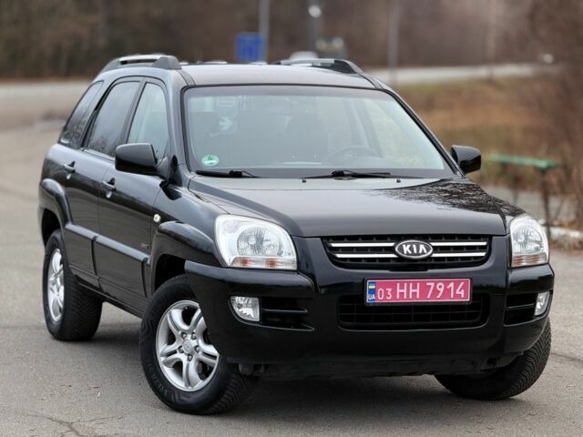 Черный Киа Sportage, объемом двигателя 2 л и пробегом 213 тыс. км за 8600 $, фото 2 на Automoto.ua