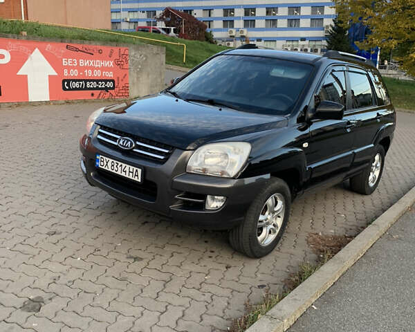 Черный Киа Sportage, объемом двигателя 1.98 л и пробегом 220 тыс. км за 7900 $, фото 2 на Automoto.ua