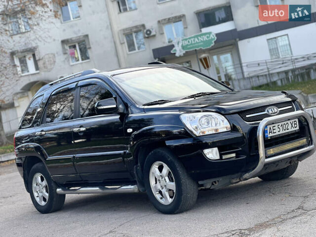 Чорний Кіа Sportage, об'ємом двигуна 1.99 л та пробігом 192 тис. км за 9500 $, фото 1 на Automoto.ua