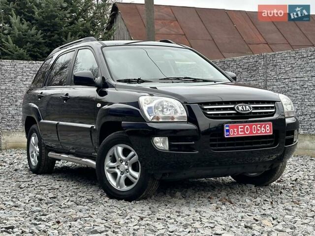 Черный Киа Sportage, объемом двигателя 2 л и пробегом 240 тыс. км за 7650 $, фото 1 на Automoto.ua