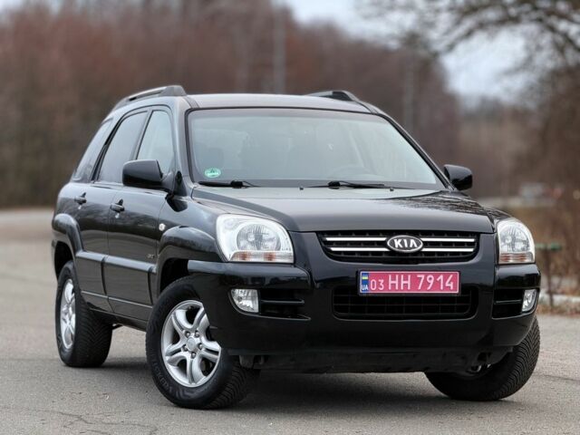Черный Киа Sportage, объемом двигателя 2 л и пробегом 213 тыс. км за 8600 $, фото 4 на Automoto.ua