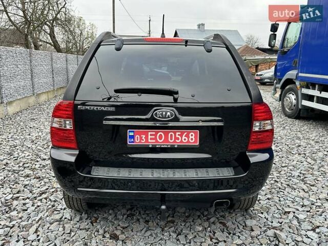 Черный Киа Sportage, объемом двигателя 2 л и пробегом 240 тыс. км за 7650 $, фото 3 на Automoto.ua