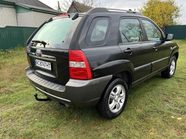 Черный Киа Sportage, объемом двигателя 2 л и пробегом 229 тыс. км за 4600 $, фото 5 на Automoto.ua