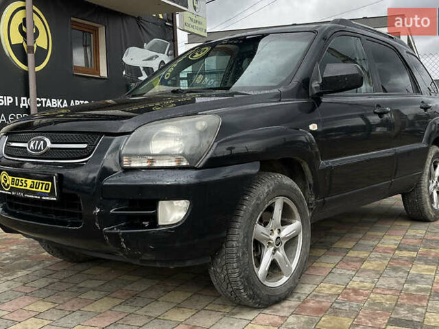 Черный Киа Sportage, объемом двигателя 1.98 л и пробегом 293 тыс. км за 6600 $, фото 2 на Automoto.ua