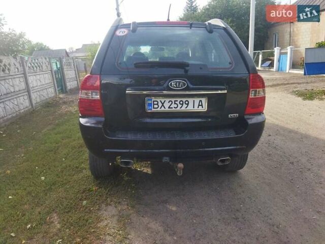 Черный Киа Sportage, объемом двигателя 2.66 л и пробегом 232 тыс. км за 7000 $, фото 3 на Automoto.ua