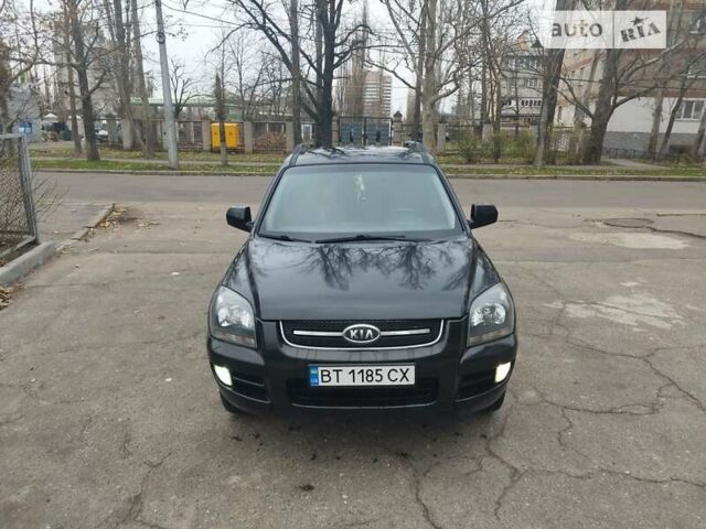 Черный Киа Sportage, объемом двигателя 2 л и пробегом 215 тыс. км за 8800 $, фото 5 на Automoto.ua