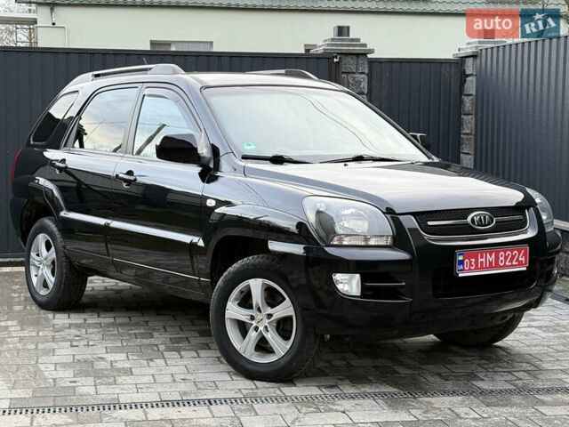 Чорний Кіа Sportage, об'ємом двигуна 2 л та пробігом 215 тис. км за 8600 $, фото 3 на Automoto.ua