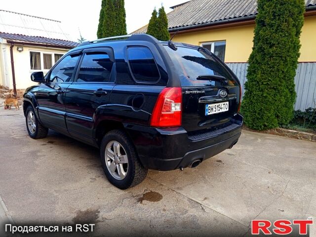 Черный Киа Sportage, объемом двигателя 2 л и пробегом 290 тыс. км за 9100 $, фото 1 на Automoto.ua