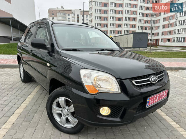 Черный Киа Sportage, объемом двигателя 2 л и пробегом 157 тыс. км за 8999 $, фото 1 на Automoto.ua