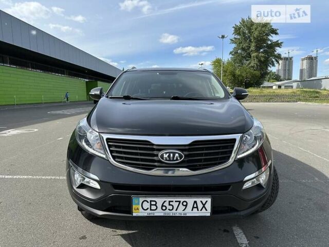 Черный Киа Sportage, объемом двигателя 2 л и пробегом 341 тыс. км за 10600 $, фото 2 на Automoto.ua