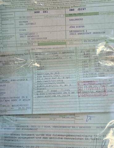 Черный Киа Sportage, объемом двигателя 2 л и пробегом 244 тыс. км за 13200 $, фото 10 на Automoto.ua