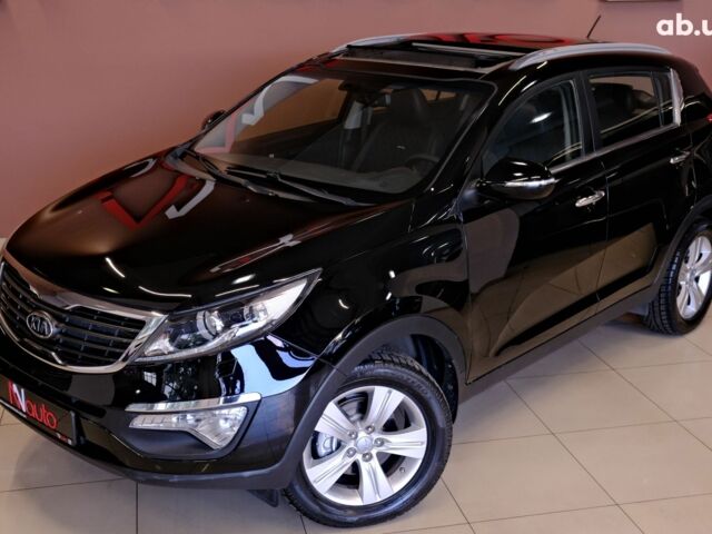 Черный Киа Sportage, объемом двигателя 2 л и пробегом 185 тыс. км за 12900 $, фото 1 на Automoto.ua