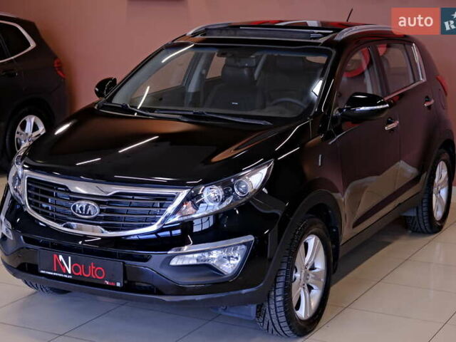 Черный Киа Sportage, объемом двигателя 2 л и пробегом 185 тыс. км за 12900 $, фото 2 на Automoto.ua