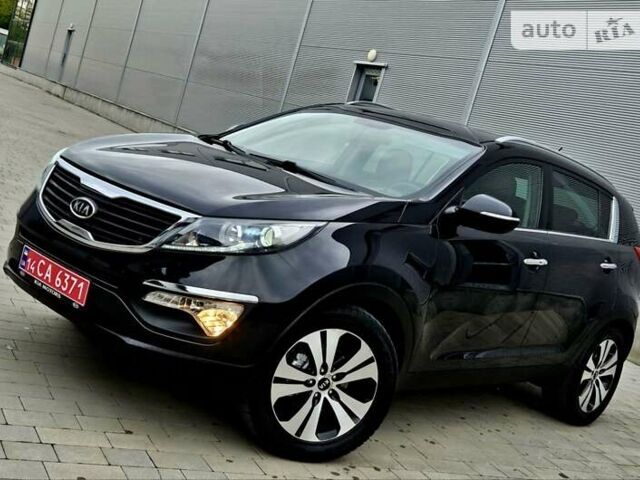 Черный Киа Sportage, объемом двигателя 1.7 л и пробегом 167 тыс. км за 12950 $, фото 1 на Automoto.ua