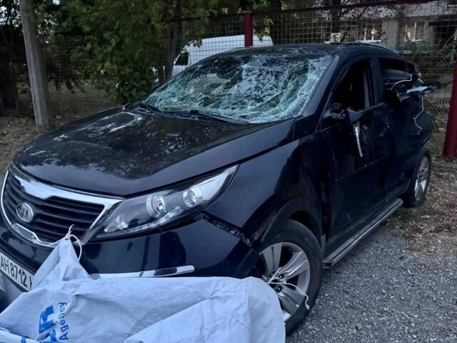 Черный Киа Sportage, объемом двигателя 2 л и пробегом 130 тыс. км за 2013 $, фото 2 на Automoto.ua