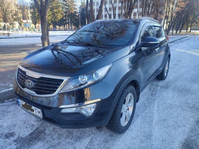 Черный Киа Sportage, объемом двигателя 2 л и пробегом 72 тыс. км за 11400 $, фото 1 на Automoto.ua