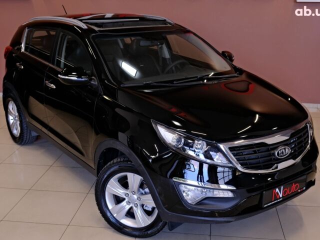 Черный Киа Sportage, объемом двигателя 2 л и пробегом 185 тыс. км за 12900 $, фото 3 на Automoto.ua
