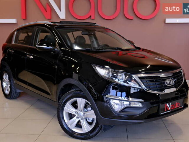 Черный Киа Sportage, объемом двигателя 2 л и пробегом 185 тыс. км за 12900 $, фото 4 на Automoto.ua