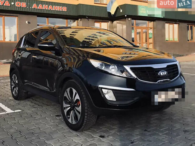 Черный Киа Sportage, объемом двигателя 2 л и пробегом 161 тыс. км за 12700 $, фото 1 на Automoto.ua