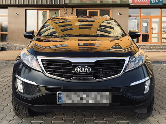 Черный Киа Sportage, объемом двигателя 2 л и пробегом 161 тыс. км за 12700 $, фото 2 на Automoto.ua