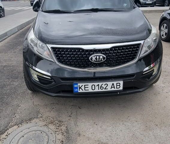 Черный Киа Sportage, объемом двигателя 2 л и пробегом 188 тыс. км за 14000 $, фото 4 на Automoto.ua