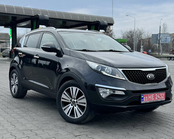Черный Киа Sportage, объемом двигателя 2 л и пробегом 187 тыс. км за 17499 $, фото 2 на Automoto.ua