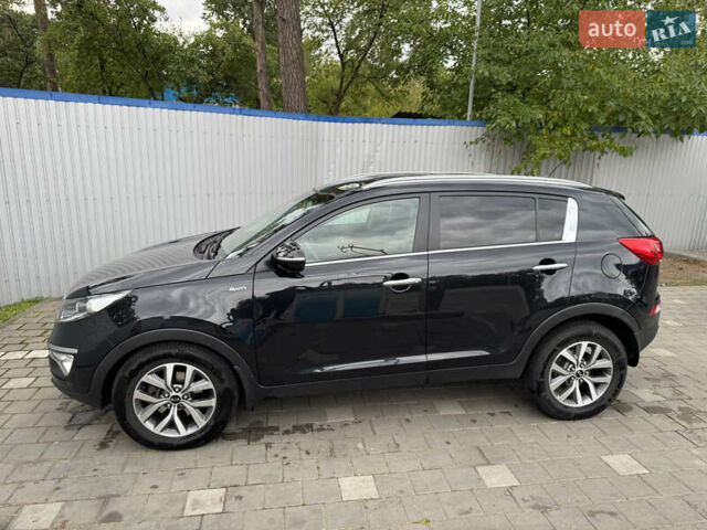 Черный Киа Sportage, объемом двигателя 2 л и пробегом 305 тыс. км за 14500 $, фото 2 на Automoto.ua