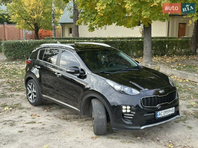 Черный Киа Sportage, объемом двигателя 2 л и пробегом 187 тыс. км за 19900 $, фото 3 на Automoto.ua
