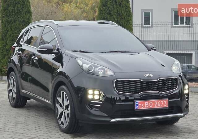 Черный Киа Sportage, объемом двигателя 2 л и пробегом 197 тыс. км за 18400 $, фото 2 на Automoto.ua