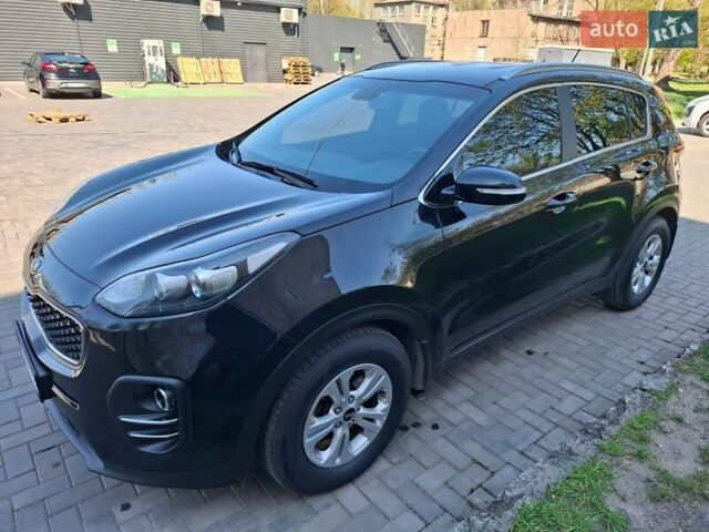 Черный Киа Sportage, объемом двигателя 2 л и пробегом 110 тыс. км за 17800 $, фото 1 на Automoto.ua