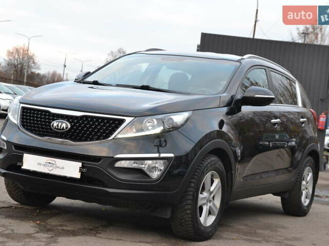 Черный Киа Sportage, объемом двигателя 1.7 л и пробегом 162 тыс. км за 14800 $, фото 1 на Automoto.ua