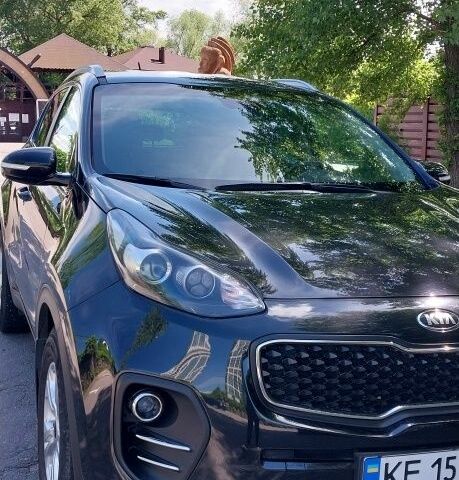 Чорний Кіа Sportage, об'ємом двигуна 2 л та пробігом 161 тис. км за 16500 $, фото 1 на Automoto.ua