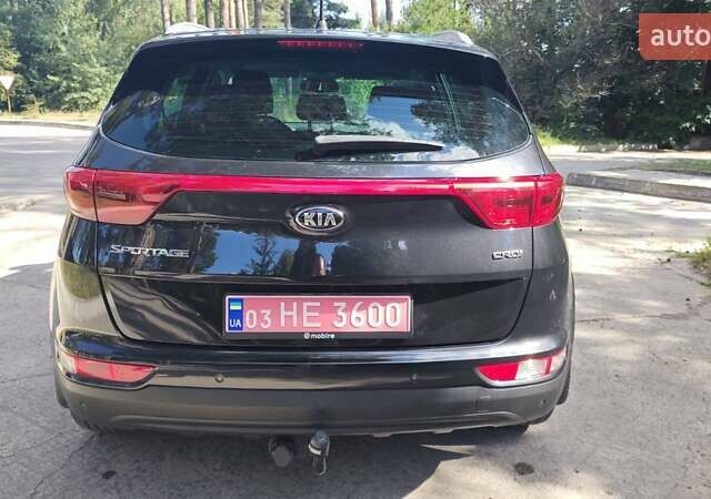 Черный Киа Sportage, объемом двигателя 2 л и пробегом 220 тыс. км за 18300 $, фото 5 на Automoto.ua