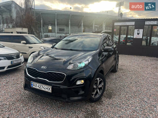 Черный Киа Sportage, объемом двигателя 1.6 л и пробегом 98 тыс. км за 14999 $, фото 1 на Automoto.ua