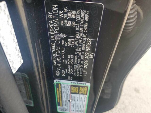 Чорний Кіа Sportage, об'ємом двигуна 2.4 л та пробігом 63 тис. км за 4500 $, фото 12 на Automoto.ua