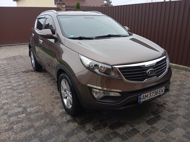 Коричневый Киа Sportage, объемом двигателя 2 л и пробегом 183 тыс. км за 12700 $, фото 1 на Automoto.ua