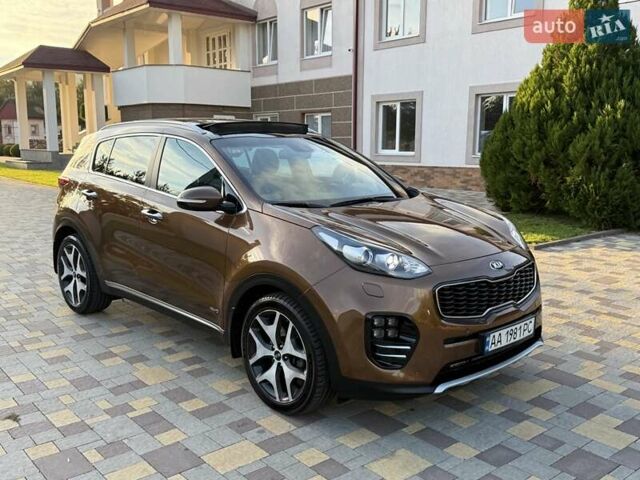 Коричневый Киа Sportage, объемом двигателя 2 л и пробегом 131 тыс. км за 21900 $, фото 1 на Automoto.ua