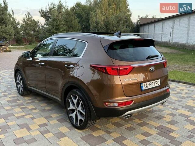 Коричневый Киа Sportage, объемом двигателя 2 л и пробегом 131 тыс. км за 21900 $, фото 12 на Automoto.ua