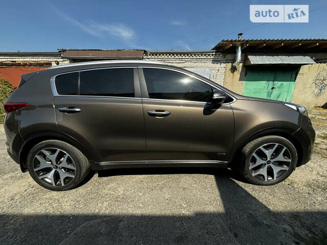 Коричневый Киа Sportage, объемом двигателя 2 л и пробегом 160 тыс. км за 23500 $, фото 10 на Automoto.ua