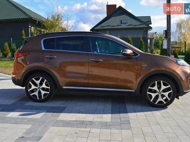 Коричневый Киа Sportage, объемом двигателя 2 л и пробегом 177 тыс. км за 18700 $, фото 2 на Automoto.ua