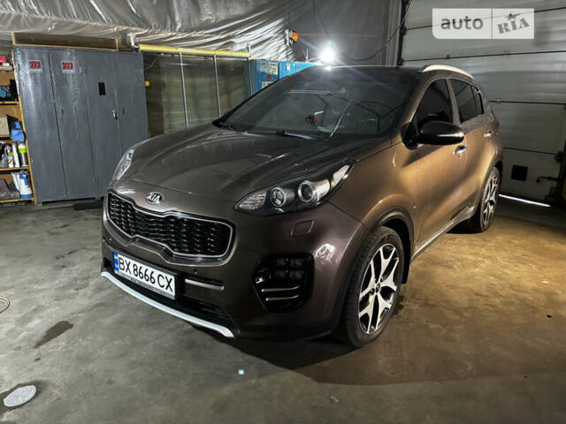 Коричневый Киа Sportage, объемом двигателя 2 л и пробегом 160 тыс. км за 23500 $, фото 1 на Automoto.ua