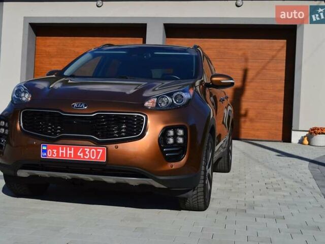 Коричневый Киа Sportage, объемом двигателя 2 л и пробегом 177 тыс. км за 18700 $, фото 1 на Automoto.ua